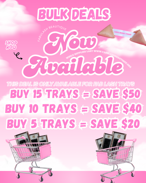 10 LASH TRAY DEAL