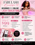 1:1  LASH EXTENSION EDUCATION CALL